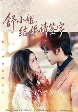 舒小姐，结婚请签字海报